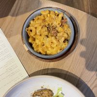 macaroni cheese  at Purezza Camden in London