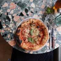 burnt Pizza again at Purezza Camden in London