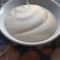 Side of garlic mayo at Purezza Camden in London