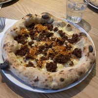 BBQ Pork & Kimchi Pizza   at Purezza Camden in London