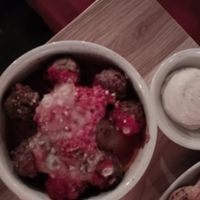 Meatballs at Purezza Camden in London