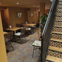 Downstairs seating at Purezza Camden in London