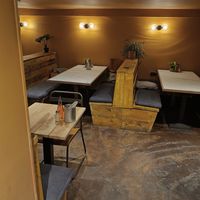 Downstairs seating at Purezza Camden in London