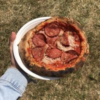 Small pepperoni pizza (£12.5)  at Purezza Camden in London