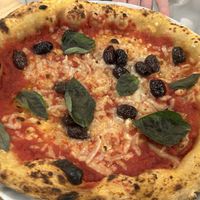 Margarita and olives   at Purezza Camden in London