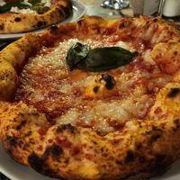 Margherita (and Pesto in the background) at Purezza Camden in London