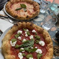 Mozarella and Pesto Pizza 🍕   at Purezza Camden in London