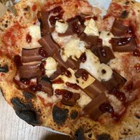 4 cheese pizza  at Purezza Camden in London