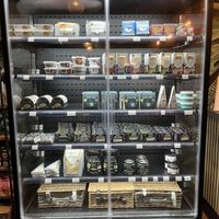 Cheese fridge. What an amazing selection    at Purezza Camden in London