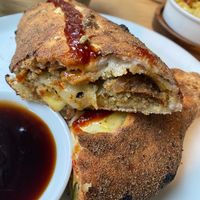 The Christmas Calzone at Purezza Camden in London