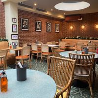 Seating area at Purezza Camden in London