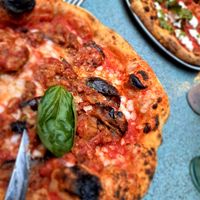 Aubergine pizza at Purezza Camden in London