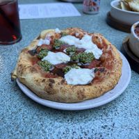 Pesto Pizzaa #Veganuary at Purezza Camden in London