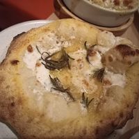 Garlic cheese at Purezza Camden in London