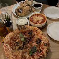 Parmigiana pizzaa  at Purezza Camden in London