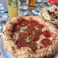Peperoni Pizza  at Purezza Camden in London