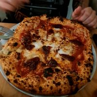 Pizza 4 Formaggi at Purezza Camden in London