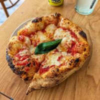 Margarita pizza at Purezza Camden in London