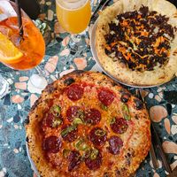 Pepperoni & BBQ bourbon at Purezza Camden in London