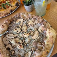 Black Truffle Pizza at Purezza Camden in London