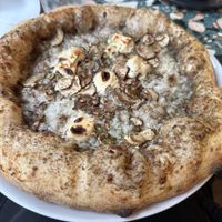 Black truffle pizzaa  at Purezza Camden in London