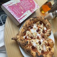 4 cheese pizza   at Purezza Camden in London