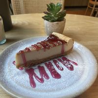 New York style cheesecake  at Purezza Camden in London