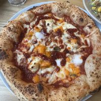 Four cheese  at Purezza Camden in London