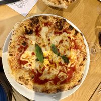 Margherita and free kids pizzaa  at Purezza Camden in London