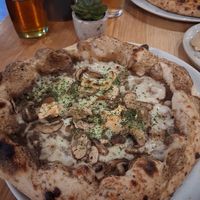 Black truffle pizza at Purezza Camden in London