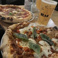 Pepperoni agave and Lasagne picante  at Purezza Camden in London