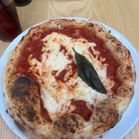 Margarita pizza at Purezza Camden in London