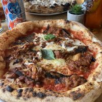 Something parmegiana (with eggplant)  at Purezza Camden in London