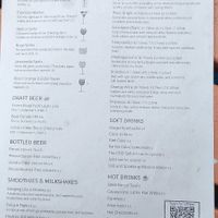 Menu as of May 2026 at Purezza Camden in London