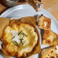 Something with melty camembert 10/10 at Purezza Camden in London