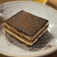 Vegan tiramisu  at Purezza Camden in London