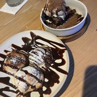 Brownie and Nutella bites  at Purezza Camden in London