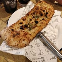 Garlic bread at Purezza Camden in London