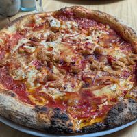 Lemon pizza at Purezza Camden in London