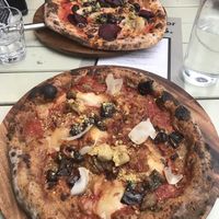 This is the “Parmigiana Party” - delicious  at Purezza Camden in London