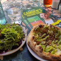 Perfect self treat at the end of a leafletting round for the Green Party, when my legs have said no more for today. at Purezza Camden in London