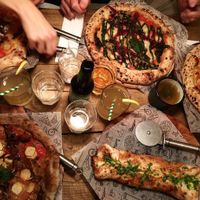 Loads of great pizza! My favourite is the one from the bottom left corner ❤️ at Purezza Camden in London