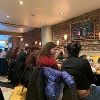 Indoors at Purezza Camden in London