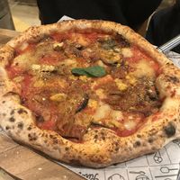 Parmigiana Party pizza at Purezza Camden in London