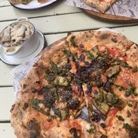 I was so excited so I started tucking in before taking a photo... at Purezza Camden in London