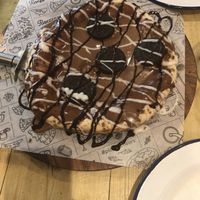 Oreo dessert pizza at Purezza Camden in London