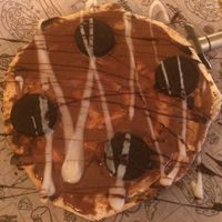 Dessert! Nutella pizza. Just awesome! Great! at Purezza Camden in London