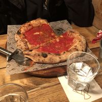 Marinara pizza at Purezza Camden in London