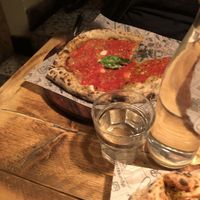 Marinara pizza at Purezza Camden in London