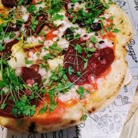 SEASON.4.PIZZA.1 on a gluten-free base at Purezza Camden in London